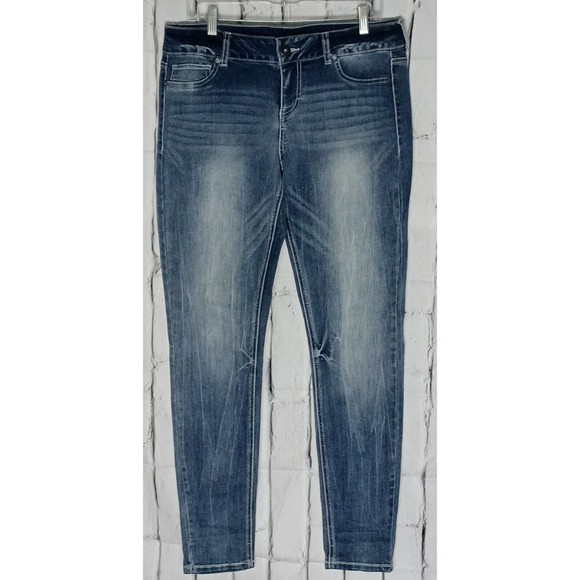 Maurices Jeans Maurices Women Jeans Size Lr Blue Skinny Mid Rise